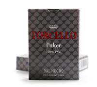 Dal Negro Carte da gioco Poker Torcello 24101 Astuccio rosso in PVC, 55 carte