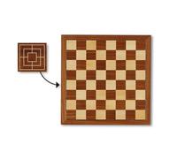 Dal Negro 31cm Chess and Nine Men's Morris Board (39mm squares)