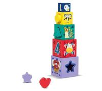 Gioco Costruzioni in Legno Colorato Educativo Per Bambini Cubiattivi 2 anni +