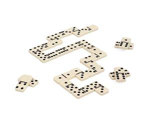 Dal Negro - Domino set da gioco con 28 tessere, adatto per bambini da 6 anni e adutli, ideale da 1 a 4 giocatori.