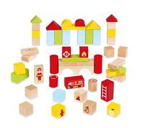 Gioco Costruzioni in Legno Educativo giochi Montessori Bambini 50 Pezzi stazione