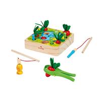 Dal Negro- Fish & Carrots Pesca Magnetica Adatto ai Bambini dai 3 Anni in su, Colore Nero, Medium, 054024