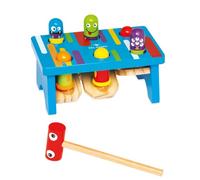 Dal Negro - Hit the color, gioco educativo in legno per bambini dai 18 mesi in su.