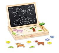 La mia Lavagna Learn and Play Magnetica e gessetti con animali magneti