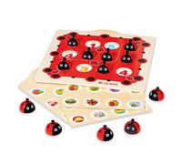 Dal Negro - Ladybugs Memo, gioco classico memory in legno, adatto per bambini dai 4 anni in su.