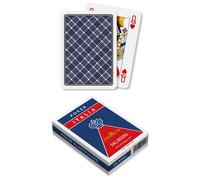 Dal Negro - Mazzo di Carte Poker Italia, in cartoncino duplex, 55 carte con Jolly, Retro Blu, Made in Italy