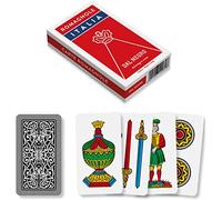 Dal Negro - Mazzo di carte Romagnole Italia, composto da 40 carte in cartoncino, ideali per giocare a scopa e briscola.