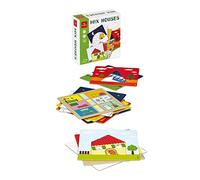Dal Negro - Mix houses, gioco di carte ecofriendly, adatto per bambini 3+, da 1 a 5 giocatori