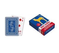 Dal negro poker cavallino oro blu in plastica