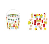 Dal Negro Secchiello Fire Station 50 Blocks 54103 Gioco in Legno