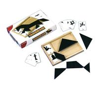 Dal Negro- Tangram Rosso con Carte, Multicolore, 3.DN055755