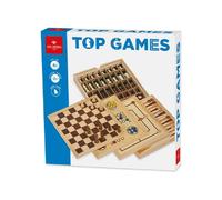 Dal Negro - Top Games 30 in Legno - 5 Giochi da tavolo in 1