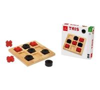 Dal Negro Gioco da tavolo Teodomiro Tris 054239 – Colori legno, nero e rosso