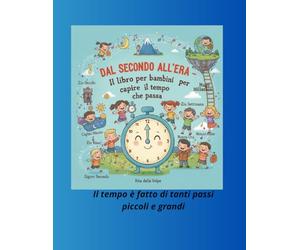 Dal Secondo all’Era - Il libro per bambini per capire il tempo che passa: Un viaggio illustrato tra secondi, minuti, ore, giorni e grandi tempi per scoprire come il tempo cresce con noi