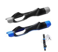 DALAETUS 2 Pezzi Aiuto per L'Allenamento con Impugnatura da Golf, Maniglia per da Golf per Allenatore con Impugnatura Swing Aiuto per la Pratica(Blu&Grigio)