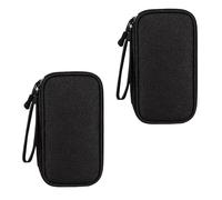DALAETUS 2 Pezzi Borsa Accessori Universale, Organizer per Cavi, Organizzatore Portatile per Cavi, Borsa per Cavi, Adatto per Adattatore, USB, Disco Rigido