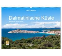 Dalamtinische Küste - Momente einer Reise (Wandkalender 2027 DIN A2 quer), CALVENDO Monatskalender: Ein schönes Stück Kroatien
