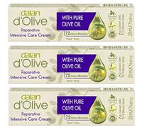 Dalan d'Olive, mini crema idratante intensiva per mani e corpo, per pelli secche, 3 flaconi da 20 ml