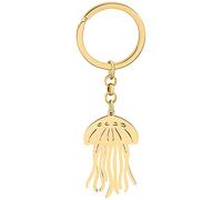 DALANE In Acciaio Inox Medusa Portachiavi Portafogli Portachiavi Sea Life Gioielli Charms Regali per le Donne Ragazze (18K Placcato Oro A)