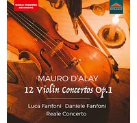 Mauro D'Alay – 12 Violin Concertos Op.1 – CD (2 dischi) – Dynamic