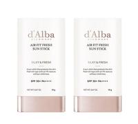 d'Alba Air Fit Fresh Sun Stick - SPF50+ PA++++ - 19g x 2EA - Leggero e Porta