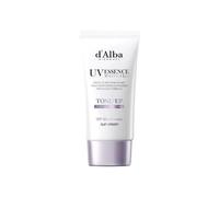 d'Alba | Tartufo bianco italiano Waterfull Purple Tone-up Sunscreen 50ml, SPF/SPF 50+PA++++, crema idratante rosa ibrida pura e vegana, crema solare illuminante