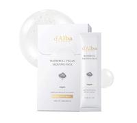 d'Alba Pacchetto Maschera da Notte al Tartufo Bianco Italiano Waterfull Vegano, Maschera Coreana Viso Overnight, Maschera Portatile in Gel per Ritenzione di Idratazione, Uso Sicuro per Pelli Sensibili
