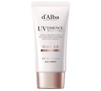 d'Alba Crema solare tone-up Waterfull SPF50+PA++++ al Tartufo Bianco Italiano, Lozione Colorata con Filtri UV Ibridi Vegani, Crema Solare Illuminante e Schiarente Coreano, per Tutti i Tipi di Pelli