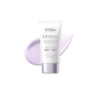 d'Alba | Tartufo bianco italiano Waterfull Purple Tone-up Sunscreen 50ml, SPF/SPF 50+PA++++, crema idratante rosa ibrida pura e vegana, crema solare illuminante