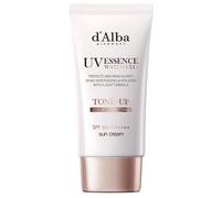 d'Alba Crema solare tone-up Waterfull SPF50+PA++++ al Tartufo Bianco Italiano, Lozione Colorata con Filtri UV Ibridi Vegani, Crema Solare Illuminante e Schiarente Coreano, per Tutti i Tipi di Pelli