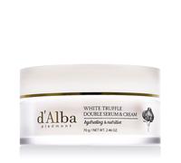 d'Alba Double Serum & Cream Siero e Crema Personalizzabile al Tartufo Bianco Italiano, SkinCare Vegano Coreano, Crema con Tartufo Bianco 2 in 1, Adatto a Tutti i Tipi di Pelle (70g)