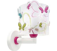 Dalber Applique da parete per bambini Butterfly Farfalle Multicolore Gioventù, 62149, E27