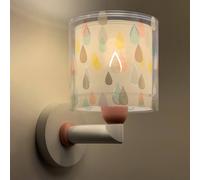Dalber lampada applique da parete per bambini per ragazzi Color Rain Gocce d'acqua multicolore (41439)