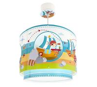 Dalber Lampada a sospensione per bambini Pirate Island, Isola dei Pirati, 60652M, E27, lampade per bambini, cameretta dei ragazzi.