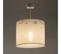 Dalber Lampada a sospensione per bambini Sweet Dreams, grigio, nuvole Dalber