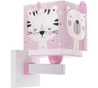 Dalber lampada applique da parete per bambini Baby Jungle Jungle Orso Leone Tigre Coniglio Rosa