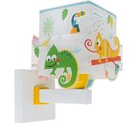 Dalber lampada applique da parete per bambini Happy Jungle Camaleonte animali della giungla