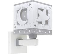 Dalber lampada applique da parete per bambini Moonlight Luna and Stelle grigio
