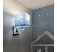 Dalber lampada applique da parete per bambini Moonlight Luna e Stelle blu