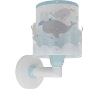 Dalber lampada applique da parete per bambini Whale Dreams Animali balene blu