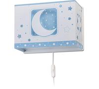 Dalber - Lampada da parete E-27, Chiaro di luna blu, Multicolore, 31 x 13 x 22.5