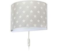 Dalber - Lampada da parete E-27, Stella grigia, Multicolore, 31 x 14.5 x 22.5