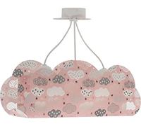 Dalber Lampada da soffitto a sospensione per bambini Cloud Nuvole rosa