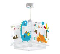 Dalber Lampada da soffitto a sospensione per Bambini Dinos Dinosauri Multicolore Animali