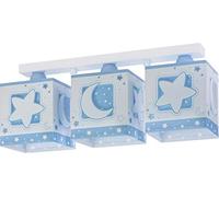 Dalber - Lampada da soffitto E-27, Chiaro di luna blu, Multicolore, 48 x 12.5 x 20.5