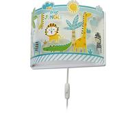 Dalber - Lampada da soffitto E-27, Giungla, Multicolore, 31 x 13 x 23.5