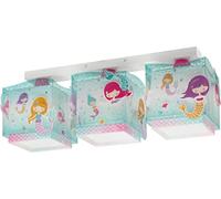 Dalber Mermaids plafoniera, sirene, 3 luce Dalber