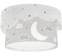 Dalber Lampada da soffitto plafoniera per bambini Moonlight Luna e Stelle grigio