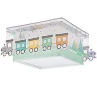 Dalber Lampada da soffitto plafoniera per bambini The Night Train Treno Multicolore