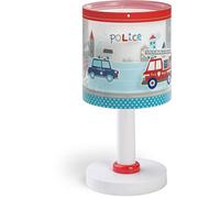 Dalber Lampada da tavolo o comodino per bambini Police polizia e vigili del fuoco